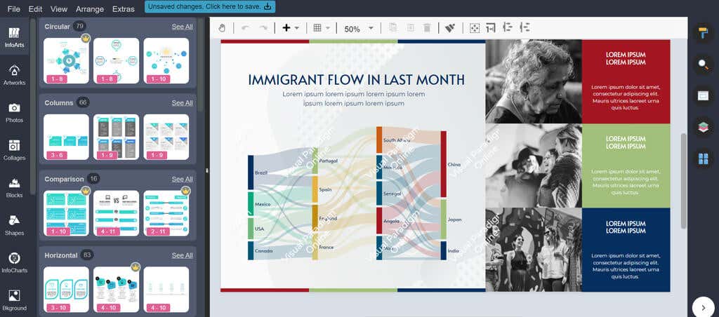 04VisualParadigm - Online Tech Tips Websites to Create a Sankey Chart image 3 - 04VisualParadigm