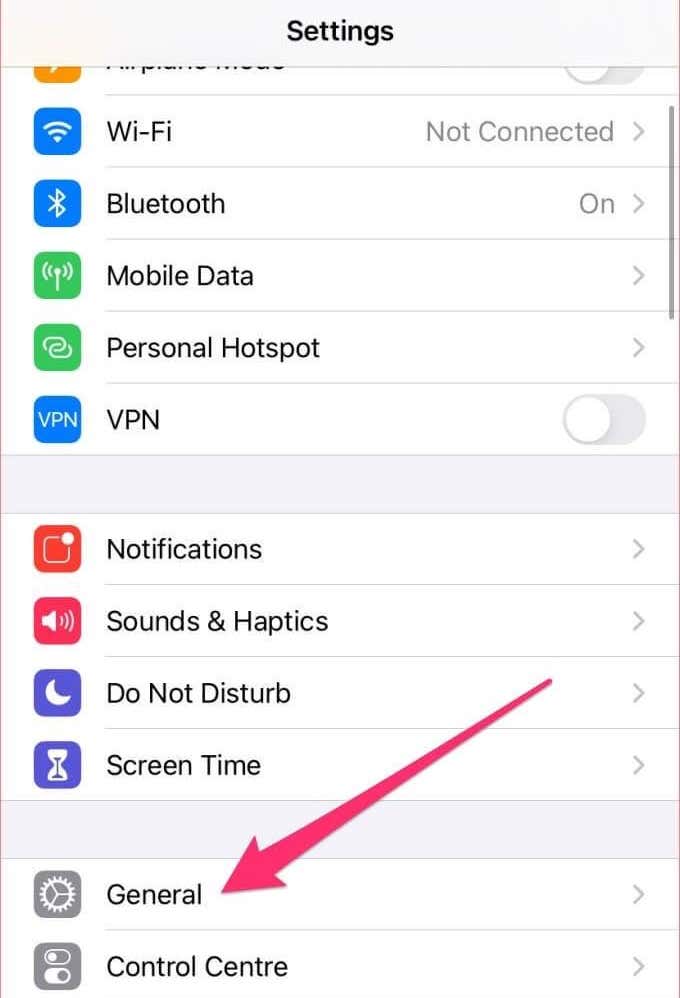 05-iphone-settings-menu-1 - Online Tech Tips Install Carrier Settings Updates image - 05-iphone-settings-menu-1