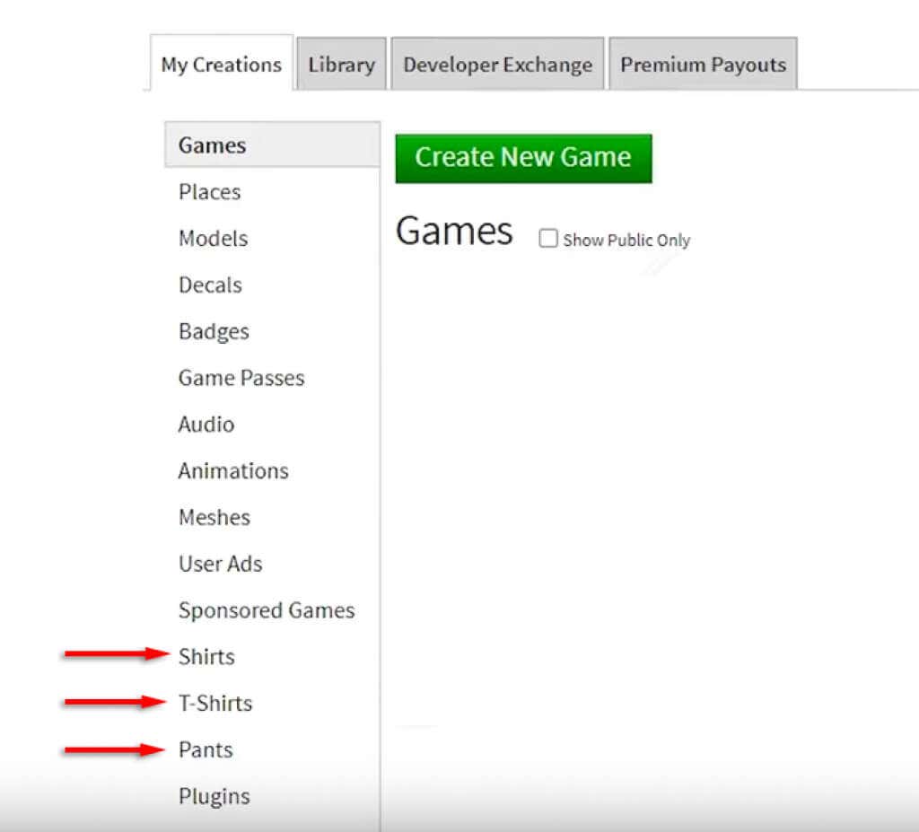 07-Select-Item - Online Tech Tips Create and Sell Avatar Clothing image - 07-Select-Item