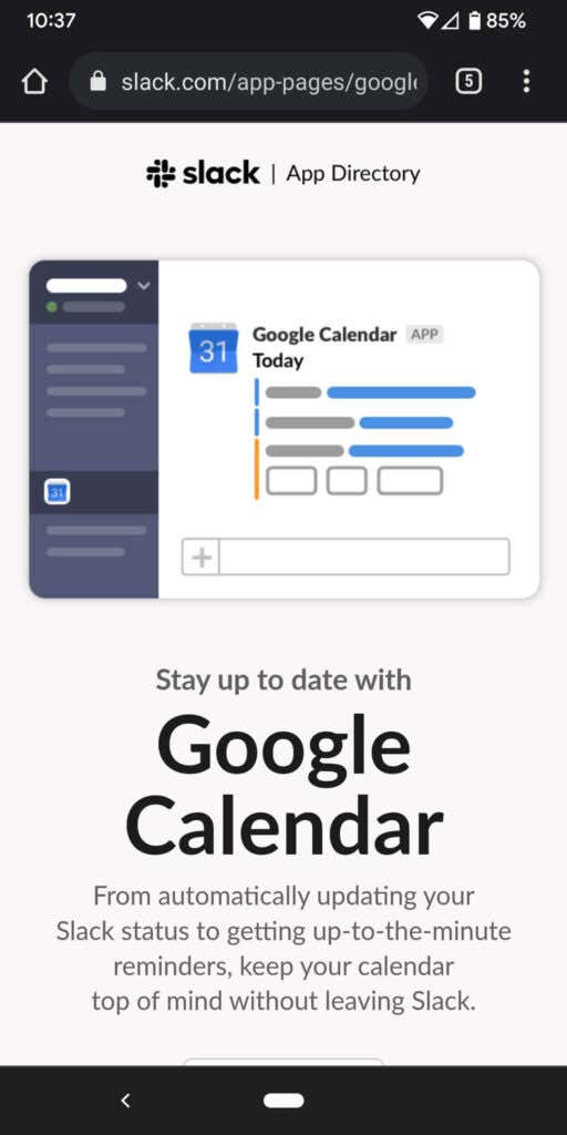 09MobilePage - Online Tech Tips How to Add Google Calendar to Slack on Android and iOS Mobile Devices image - 09MobilePage
