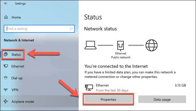 10-Windows-Network-Properties - Online Tech Tips Changing DNS Settings image 2 - 10-Windows-Network-Properties
