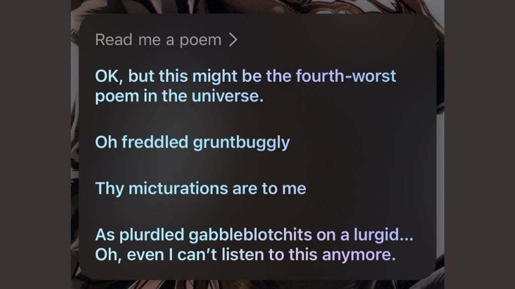 18-Vogon - Online Tech Tips Siri Reads Lethal Poetry image - 18-Vogon