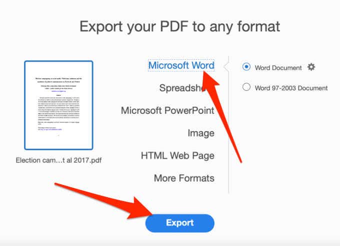 26-best-ways-to-convert-a-pdf-file-to-word-format-microsoft-word-export-2 - Online Tech Tips How to Convert PDF to Word on Mac image 11 - 26-best-ways-to-convert-a-pdf-file-to-word-format-microsoft-word-export-2