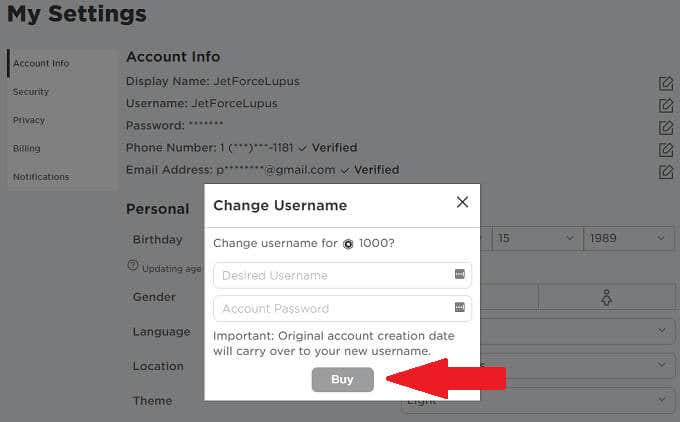 4-Buy - Online Tech Tips How to Change Your Username in Roblox image 4 - 4-Buy