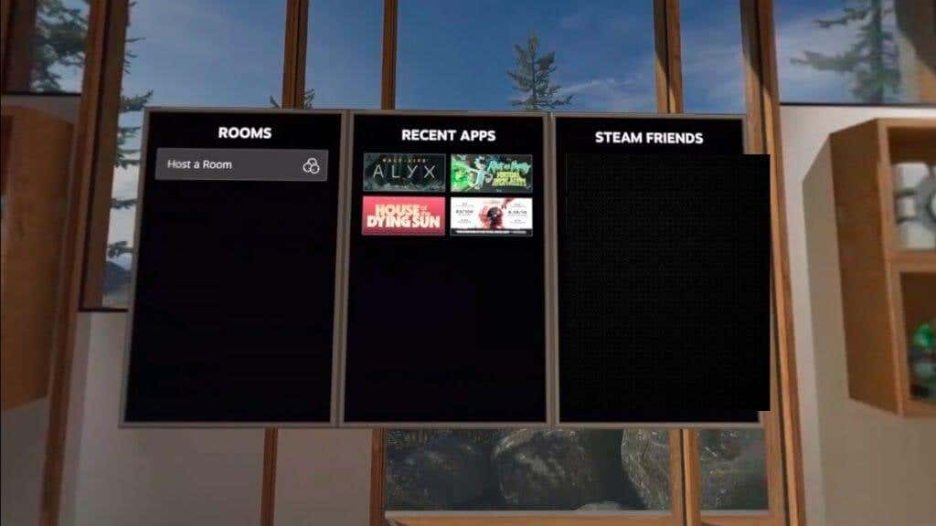 5-SteamVR-Home - Online Tech Tips Method 2: Launch the Game From SteamVR Home image - 5-SteamVR-Home