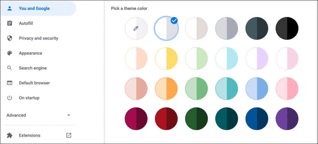 6-ways-to-customize-google-chrome-4-compressed - Online Tech Tips Pick a Color Scheme image - 6-ways-to-customize-google-chrome-4-compressed