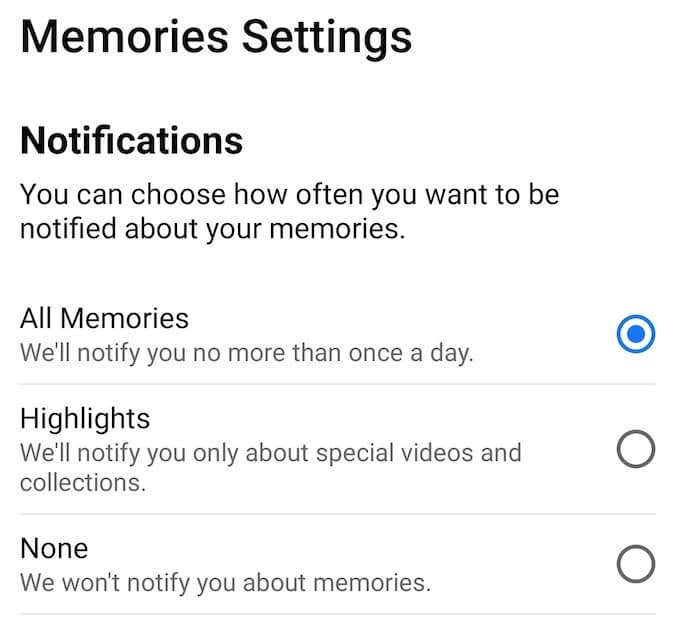 7_fb-app_memories-settings - Online Tech Tips How to Find Memories on Facebook image 9 - 7_fb-app_memories-settings