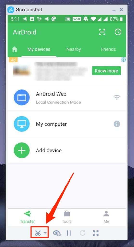 capture-screen-airdroid - Online Tech Tips Grab a Screenshot On Your Android Device Wirelessly image 2 - capture-screen-airdroid