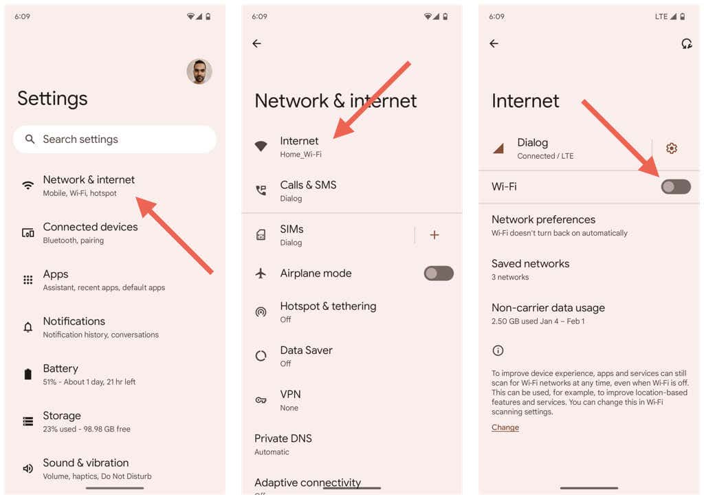 google-messages-not-downloading-mms-13-fixes-to-try-4-compressed - Online Tech Tips Disable Your Phone’s Wi-Fi image - google-messages-not-downloading-mms-13-fixes-to-try-4-compressed