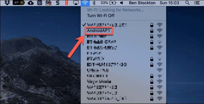 Mac-Connect-to-Network - Online Tech Tips Creating a Mobile Hotspot Using a Smartphone or Tablet image 4 - Mac-Connect-to-Network