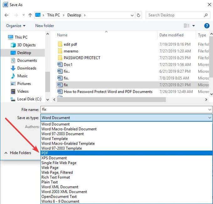 password-protect-word-pdf-file-save-as-pdf - Online Tech Tips Password-Protect a Word Document image 16 - password-protect-word-pdf-file-save-as-pdf