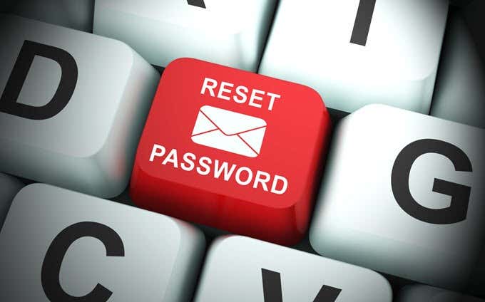  - password reset