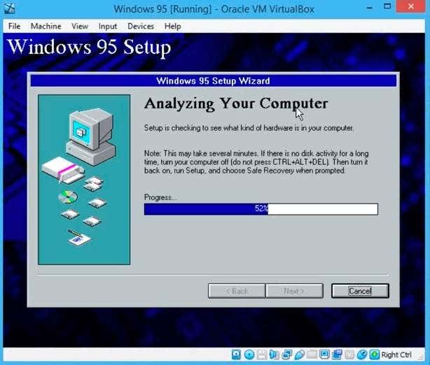 Windows-95-Virtual-Machine - Online Tech Tips Using Windows 95 in a Virtual Machine image - Windows-95-Virtual-Machine