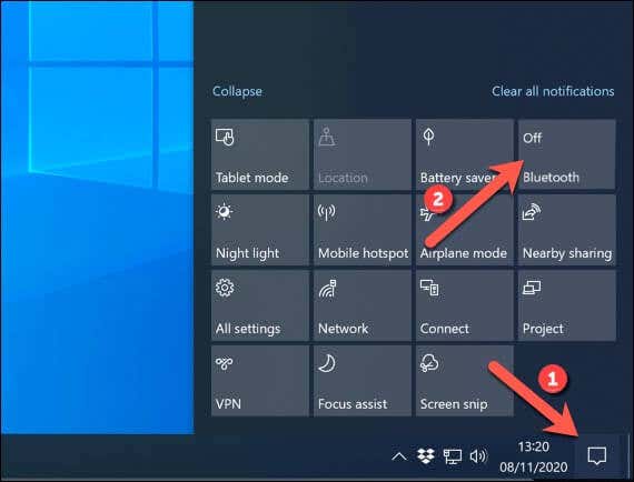 Windows-Enable-Bluetooth - Online Tech Tips Connecting Two Computers Wirelessly Using Bluetooth image - Windows-Enable-Bluetooth