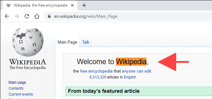 03-Highlighted-Word - Online Tech Tips How to Open and Use Find on Any Browser image 3 - 03-Highlighted-Word