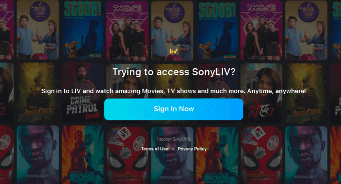 03-SonyLiv-signup - Online Tech Tips SonyLiv image - 03-SonyLiv-signup