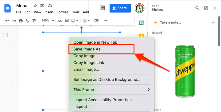 05-save-google-docs-file-google-keep-01 - Online Tech Tips Save Images From Google Docs Using Google Keep image 2 - 05-save-google-docs-file-google-keep-01