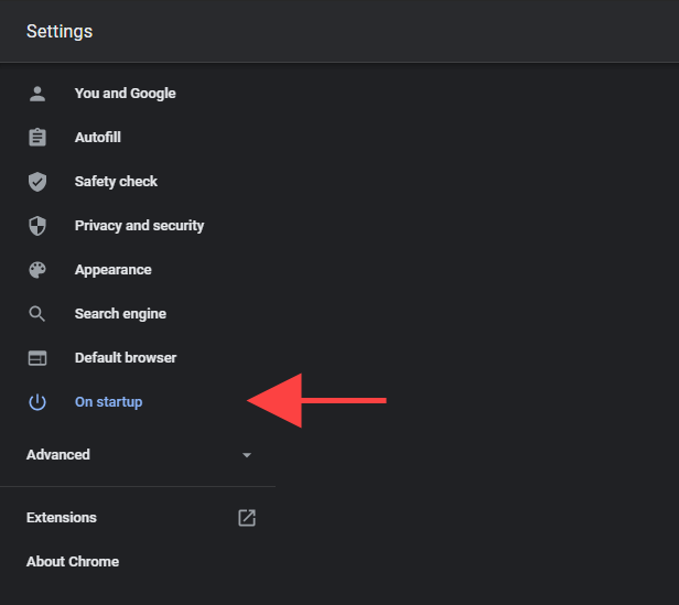 06-Chrome-Startup-Settings - Online Tech Tips Remove Yahoo! Search from Startup image - 06-Chrome-Startup-Settings