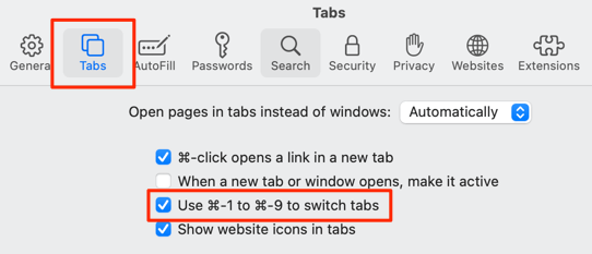 06-safari-tab-settings - Online Tech Tips Safari Tab Shortcuts image 2 - 06-safari-tab-settings