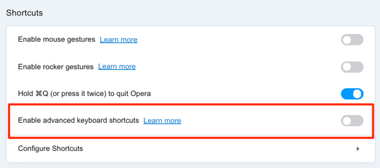 07-enable-advanced-keyboard-shortcuts-opera - Online Tech Tips Opera Tab Shortcuts image 2 - 07-enable-advanced-keyboard-shortcuts-opera