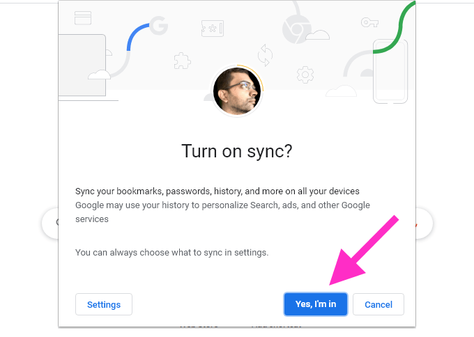 08-Chrome-Sync - Online Tech Tips Add Google Account to a New Profile image 3 - 08-Chrome-Sync