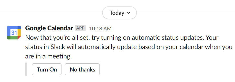 08AutomaticStatusUpdates - Online Tech Tips How to Add Google Calendar to Slack Via a Web Browser image 8 - 08AutomaticStatusUpdates