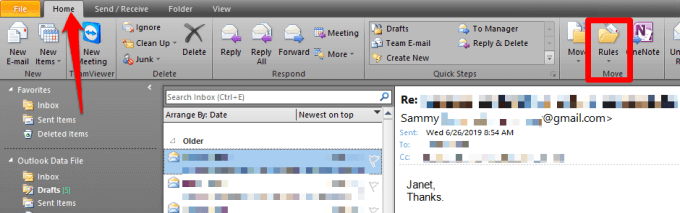 10-how-to-forward-outlook-emails-to-gmail-home-rules - Online Tech Tips How to Forward Outlook Email to Gmail image 10 - 10-how-to-forward-outlook-emails-to-gmail-home-rules