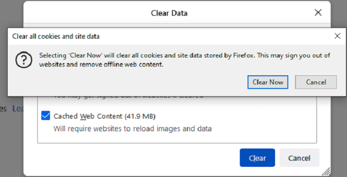 11-Clear-Now - Online Tech Tips Tips to Speed Up Firefox image 11 - 11-Clear-Now
