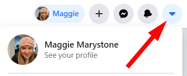 12DesktopDropdownArrow - Online Tech Tips How to Do a Privacy Checkup on Facebook image - 12DesktopDropdownArrow