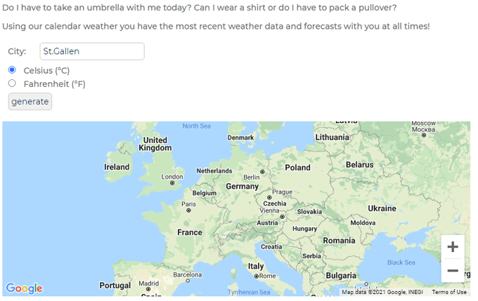 12MeteomaticsChooseCity - Online Tech Tips Weather Calendars You Can Subscribe to in Google Calendar image 12 - 12MeteomaticsChooseCity