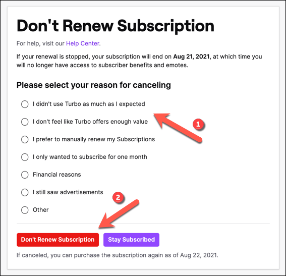 13-End-Twitch-Turbo - Online Tech Tips How to Cancel Twitch Turbo image 5 - 13-End-Twitch-Turbo