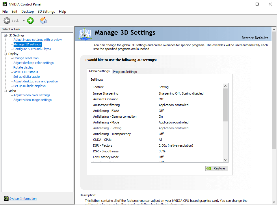 13-Nvidia-Control-Panel - Online Tech Tips How to Enable Nvidia Reflex image 5 - 13-Nvidia-Control-Panel