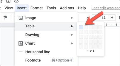 14-Google-Docs-Insert-Table - Online Tech Tips Using Tables to Insert Basic Square Shapes image - 14-Google-Docs-Insert-Table
