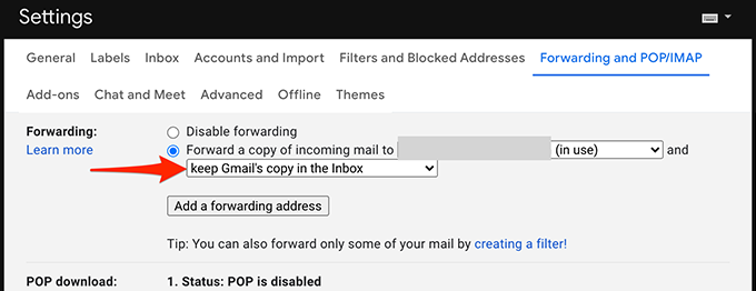 15-enable-gmail-forwarding - Online Tech Tips Disable Email Forwarding image 3 - 15-enable-gmail-forwarding