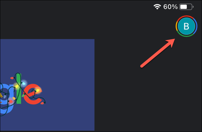 15-Google-App-iPad-Profile-Icon - Online Tech Tips Turning Off Google SafeSearch in the Google Search App on iPhone and iPad image - 15-Google-App-iPad-Profile-Icon