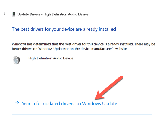 20-Search-Windows-Update-Option - Online Tech Tips Check Your Audio Drivers image 4 - 20-Search-Windows-Update-Option