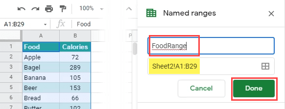 20-vlookup-calorie-counter-3 - Online Tech Tips Example 2: Using VLOOKUP to Calculate Daily Calories image 3 - 20-vlookup-calorie-counter-3