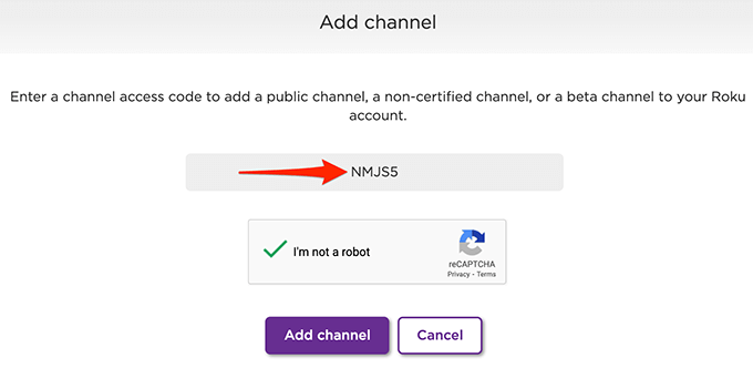 21-enter-roku-channel-code - Online Tech Tips Add a Non-Certified Channel to Roku image 3 - 21-enter-roku-channel-code