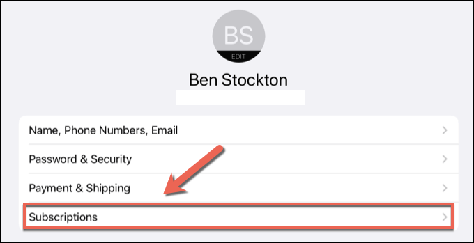 21-iPad-Settings-Open-Subscriptions - Online Tech Tips How to Pause or Cancel a YouTube Premium Subscription on Mobile Devices image 11 - 21-iPad-Settings-Open-Subscriptions