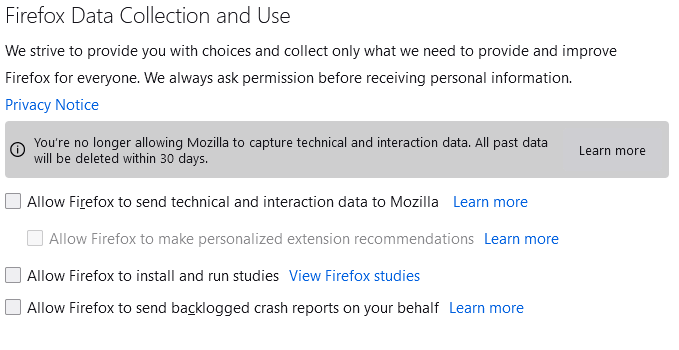 22-Disable-data-collection - Online Tech Tips Tips to Speed Up Firefox image 23 - 22-Disable-data-collection