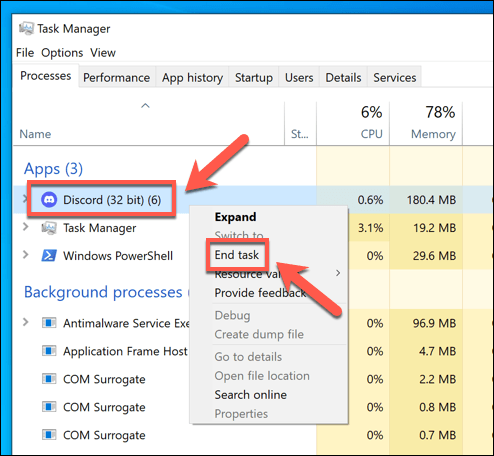 4-End-Discord-Process-Windows - Online Tech Tips How to Restart Discord on PC or Mac image 2 - 4-End-Discord-Process-Windows