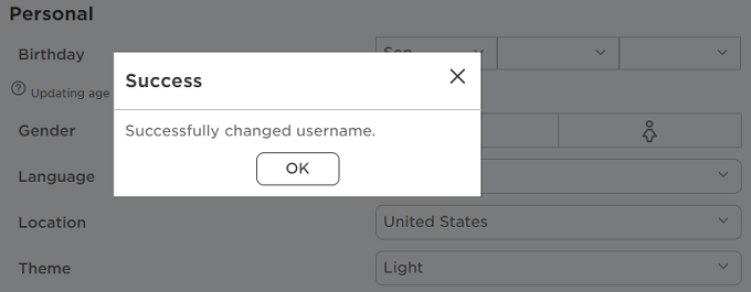 5-Changed-Username - Online Tech Tips How to Change Your Username in Roblox image 5 - 5-Changed-Username
