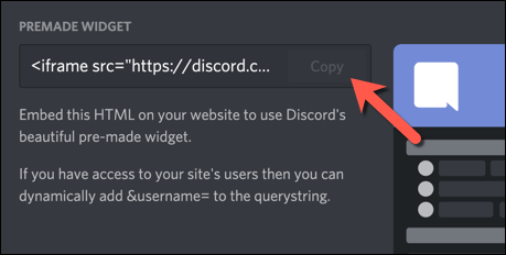 5-Copy-Discord-Widget-Code - Online Tech Tips Embedding a Standard Discord Server Widget image 3 - 5-Copy-Discord-Widget-Code