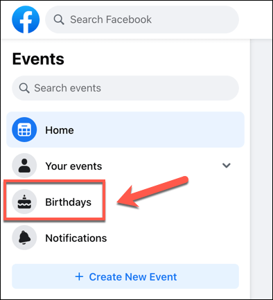 5-FB-Web-Birthdays-Menu-Option - Online Tech Tips How to View Upcoming Birthdays on Facebook image 2 - 5-FB-Web-Birthdays-Menu-Option