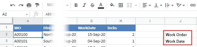 7-vlookup-trackjob-1 - Online Tech Tips Example 1: Using VLOOKUP For Tracking Jobs image 2 - 7-vlookup-trackjob-1