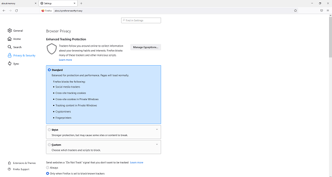 8-Privacy-and-security - Online Tech Tips Tips to Speed Up Firefox image 8 - 8-Privacy-and-security