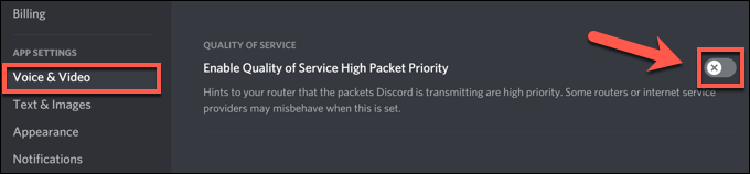 9-Discord-App-Disable-QOS - Online Tech Tips Change Discord Server Region, Audio Subsystem and Quality of Service (QoS) Settings image 4 - 9-Discord-App-Disable-QOS