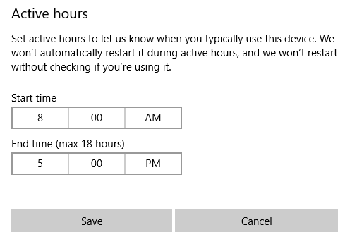 active hours windows 10 - Online Tech Tips Update Your PC image - active hours windows 10