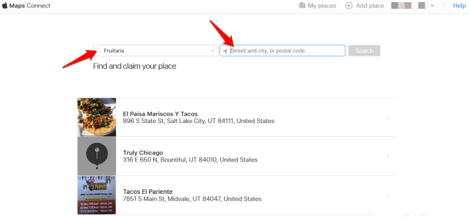 add-business-apple-maps-and-google-maps-apple-select-business - Online Tech Tips How To Add a Business To Apple Maps image 4 - add-business-apple-maps-and-google-maps-apple-select-business