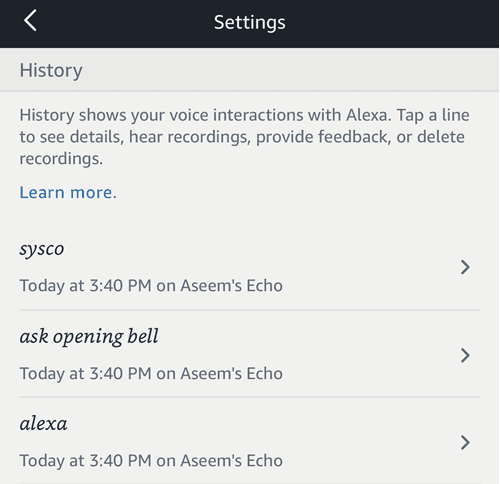 alexa command history - Online Tech Tips Delete The Collected Amazon Voice Data image - alexa command history